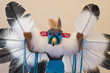 Navajo Indian Kachina doll detail