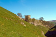 Old ruined castle in the peak district