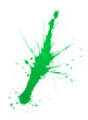 grüner Farbspritzer