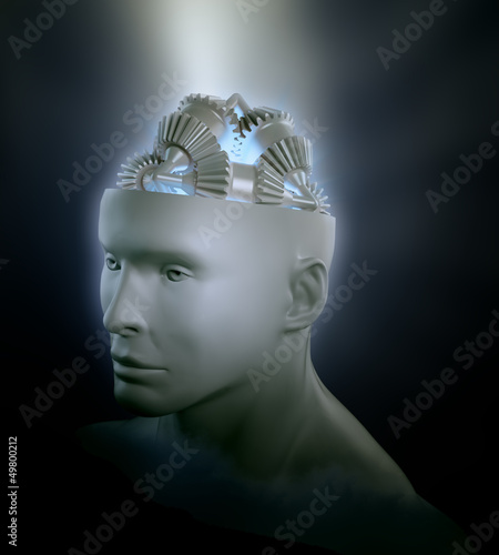Illustration: Human intelligence concept Human intelligence concept