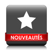 Bouton Web "NOUVEAUTES" (nouveau publicité découverte tampon)