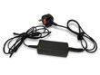 Laptop AC adapter on white