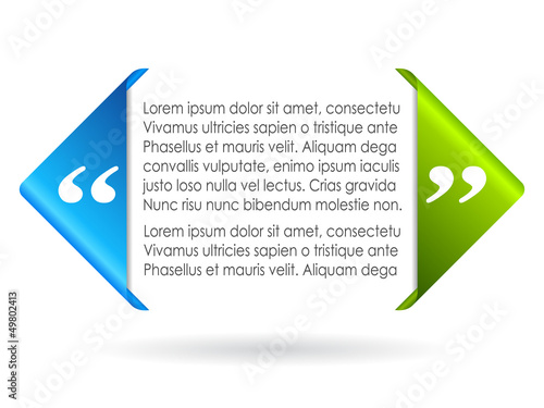 Vector: Vector citation symbol Vector citation symbol