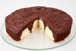 Photo: chocolate and coconut cake sliced chocolate and coconut cake sliced