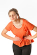 woman stomach pain