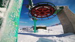 lift in the mountains