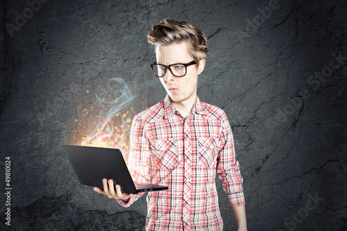 Photo: Computer Nerd Computer Nerd