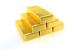 Stapel aus Goldbarren