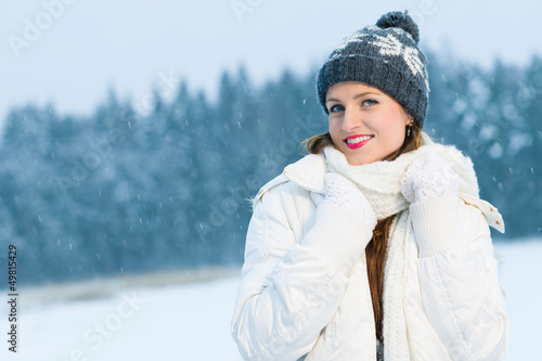 Photo: Woman and winter Woman and winter