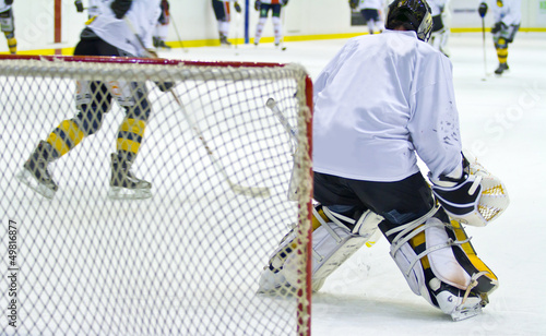 Photo: hockey player during a game hockey player during a game