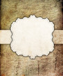 Vintage label