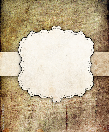 Illustration: Vintage label Vintage label