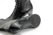 schwarze Lederschuhe