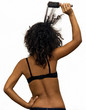 Struggling Combing Hair