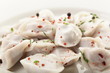 hot dumplings on the dish