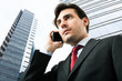 Photo: Businessman talking on the phone Businessman talking on the phone