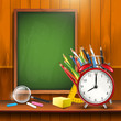 Vector: Back to school - vector background Back to school - vector background