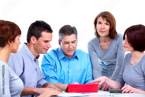 Photo: Group of business people. Group of business people.