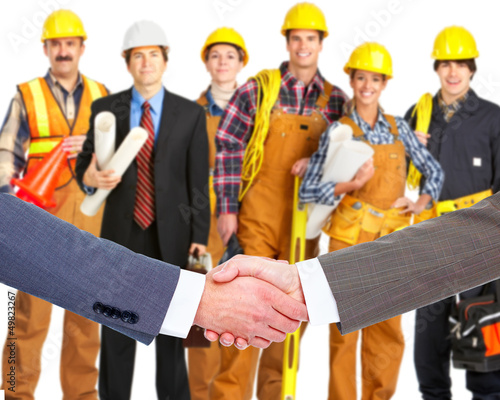 Photo: Business handshake. Business handshake.