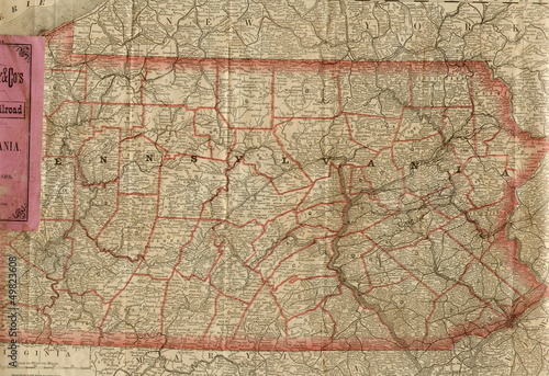 Photo: old map old map