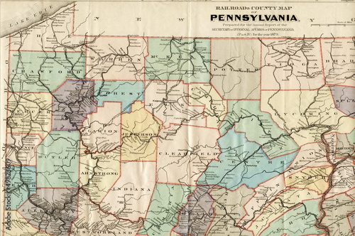 Photo: old map old map