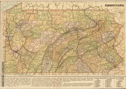 Photo: old map old map