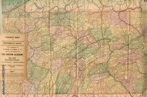 Photo: old map old map