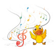 The singing chick