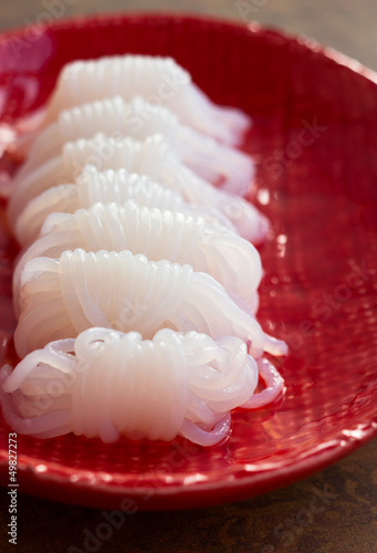 Photo: Shirataki noodles Shirataki noodles