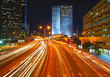 Night traffic jam
