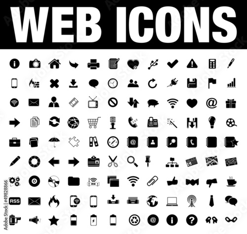 Vector: Icons Set for Web Applications & Internet - Vector Icons Set for Web Applications & Internet - Vector