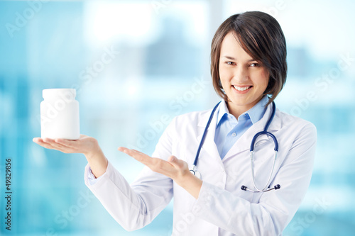 Photo: Bottle of pills Bottle of pills