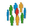 Figuren, Gruppe, Coaching, Gespraech, Therapie