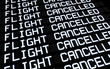 Airport Board Cancelled Flights