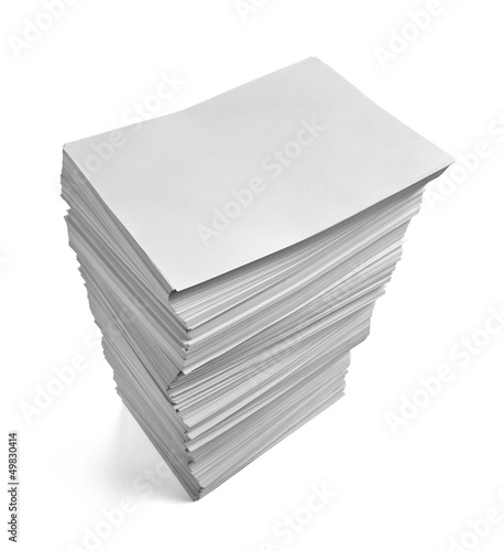 Photo: stack of papers documents office business stack of papers documents office business