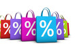 Shopping Bags Discount Concept