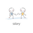 Salary. Illustration