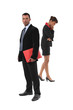 Photo: Pensive businesspeople Pensive businesspeople