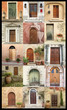 vintage door wallpaper