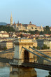Photo: View of Buda and Chain bridge in early morning View of Buda and Chain bridge in early morning