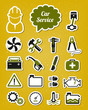 Car service icons