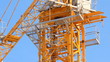 Lifting construction crane. construction site 