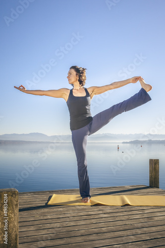 Photo: yoga woman yoga woman