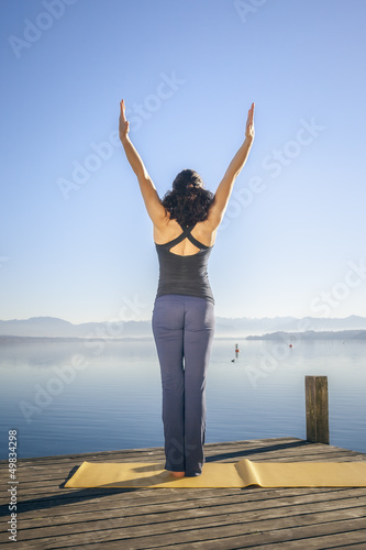 Photo: yoga woman yoga woman