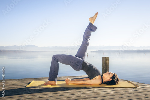 Photo: yoga woman yoga woman