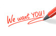 We want YOU!