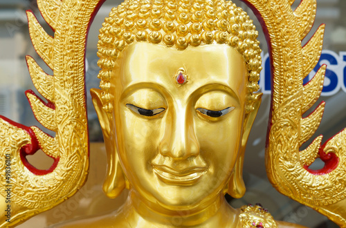 Photo: The gold buddha The gold buddha