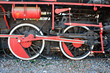 Photo: Wheels of a very old steam engine Wheels of a very old steam engine