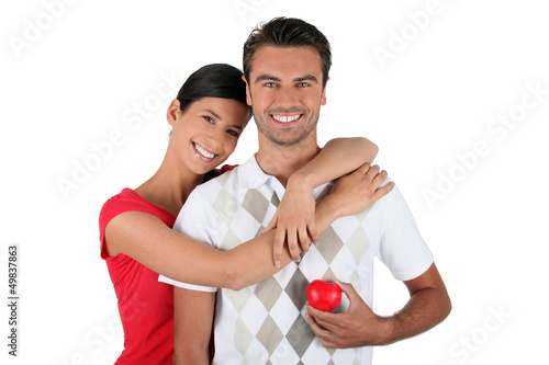 Photo: couple embracing couple embracing