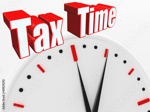 Illustration: Tax Day Reminder Tax Day Reminder